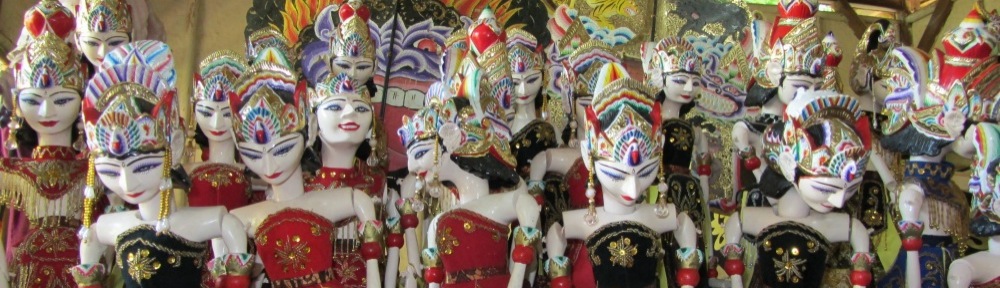 Handmade traditional puppets - only one facet of this stunning country. Indonesia, Island Java